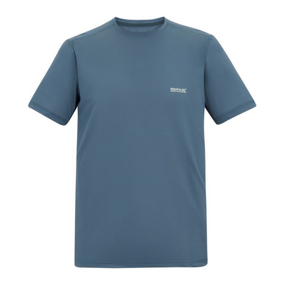 Regatta Mens Fingal Stretch T-Shirt / China Blue